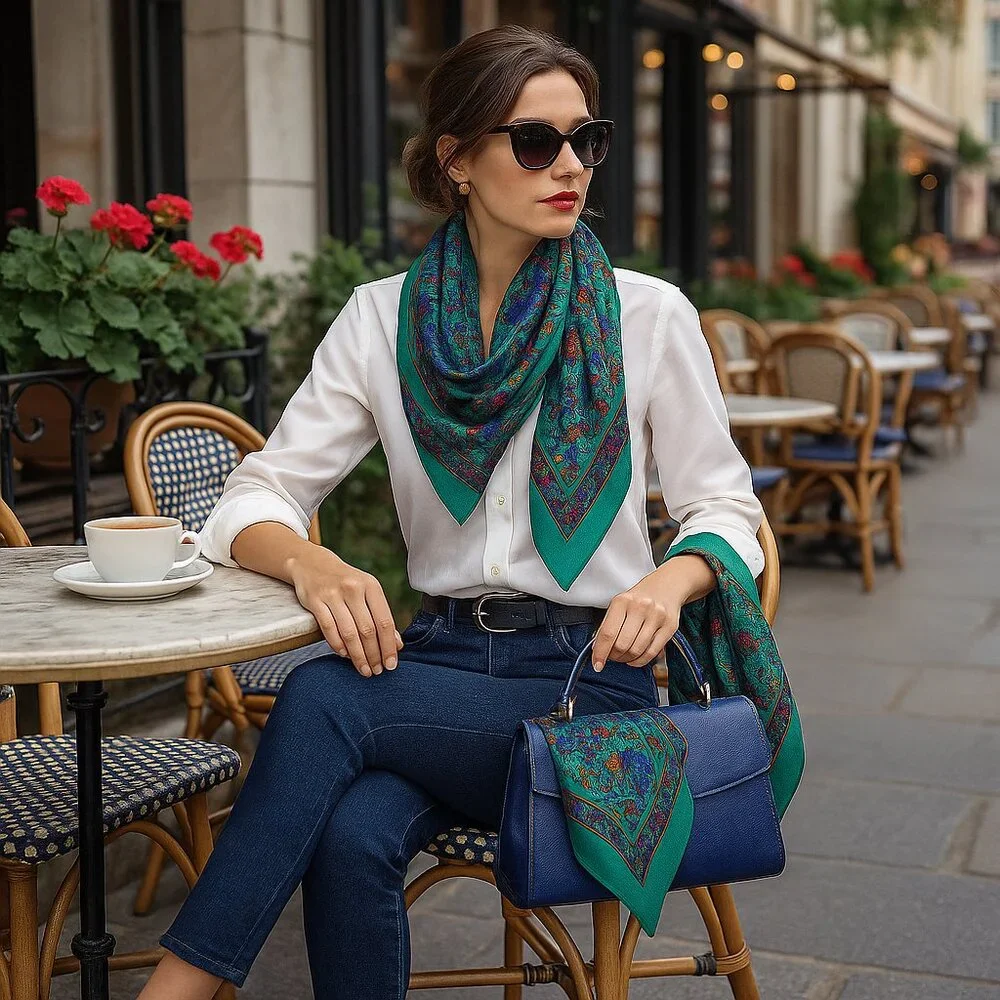 💎 Elevate Your Style: Discover the Vibrant Givenchy-Inspired Scarf 💎